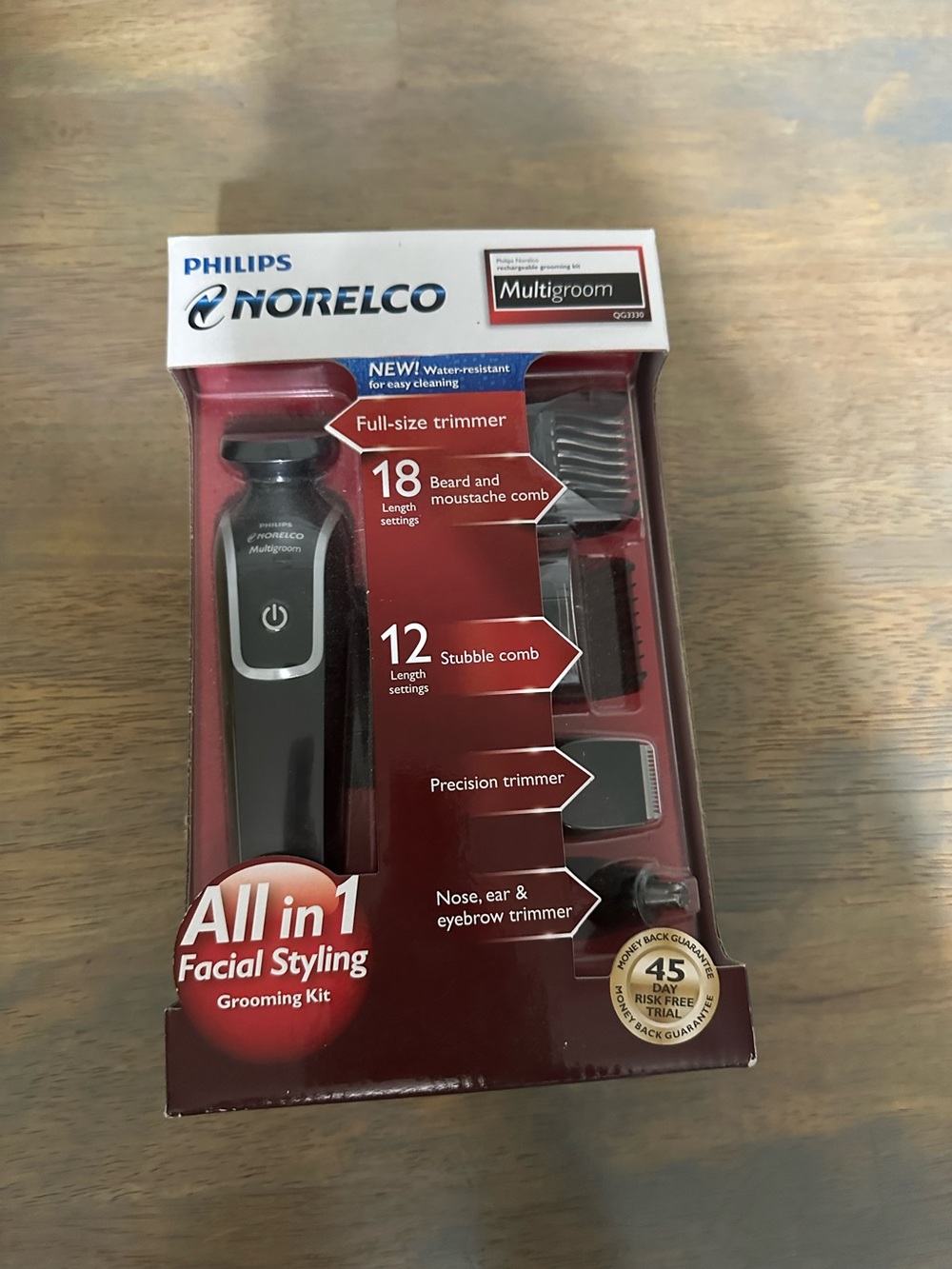 Philips Norelco Multigroom Kit - Black & Red
